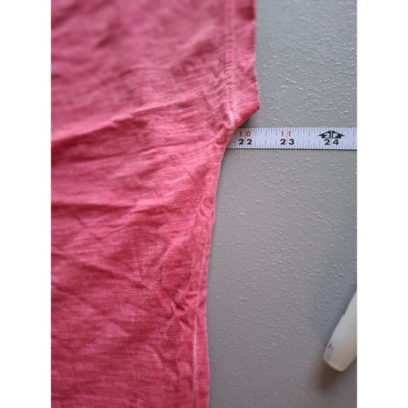 Chicos Pink Lace Trim Cotton Top Womens Size 2 Large - Picture 6 of 7